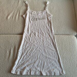 Women's White Tank Dress Size XL – Casual & Stylish Summer Essential‎